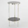 Petite 2 Tiered Table-Nickel -Online Home Decor 9.91247