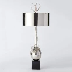 Twig Bulb Lamp-Nickel