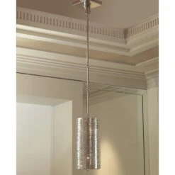 Coil Single Pendant-Polished Nickel -Online Home Decor 9.91810