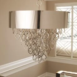 Chain Pendant-Nickel -Online Home Decor 9.92086