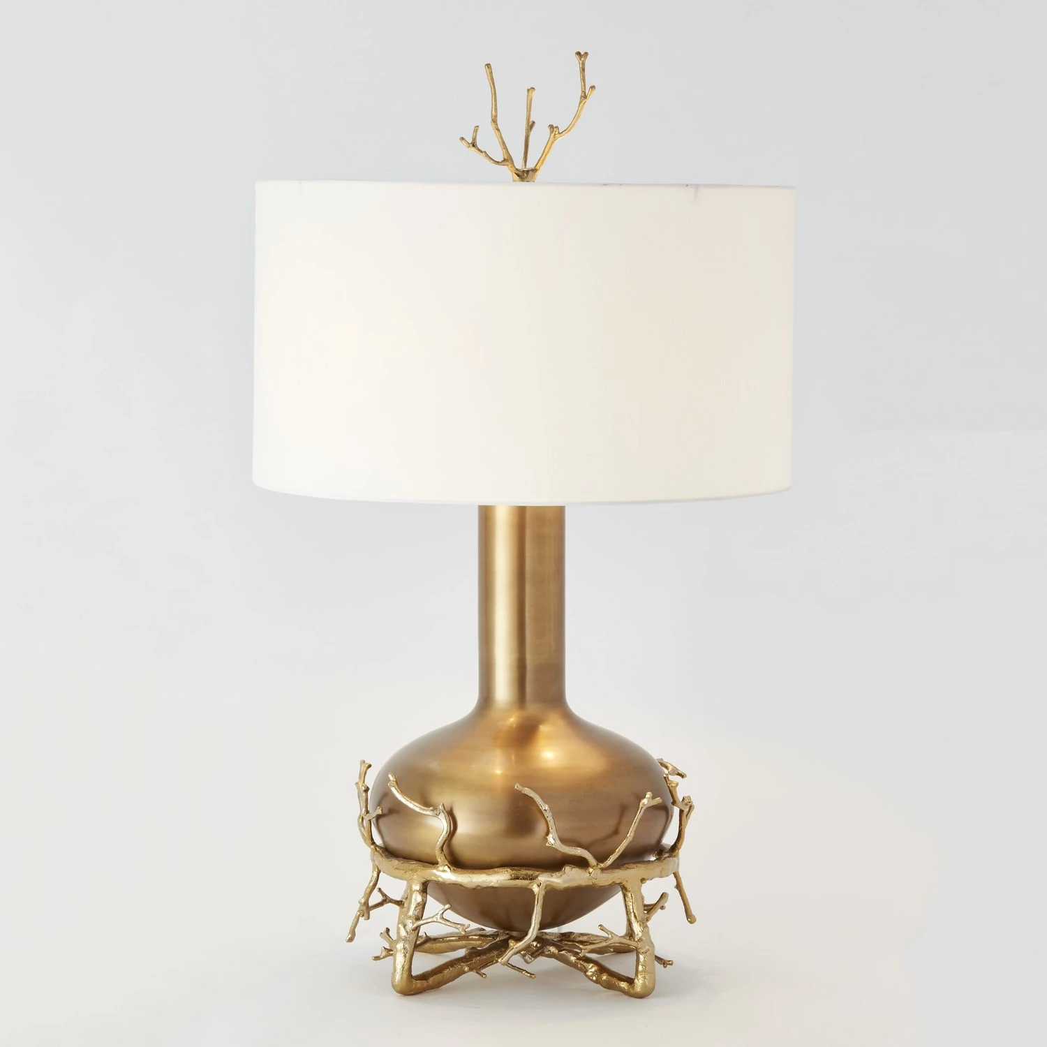 Fat Brass Twig Table Lamp 3 Fat Brass Twig Table Lamp