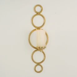 Progressive Ring Sconce-Brass