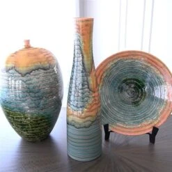 Watercolor Ringed Charger -Online Home Decor youtube ir69tjxPGHE