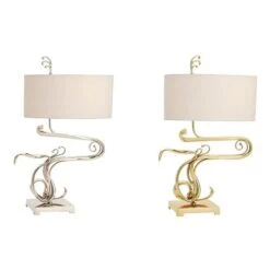 Fete Table Lamp-Nickel -Online Home Decor youtube nFnAawB9WrQ