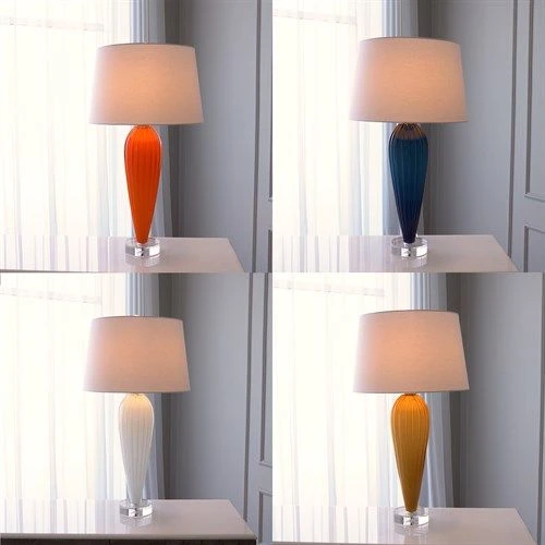 Teardrop Glass Lamp-Orange 8 Teardrop Glass Lamp-Orange - Image 6