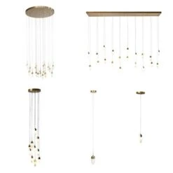 Leo Chandelier-20 Drop Round-Satin Brass -Online Home Decor youtube zvcwmv8NUvI 2